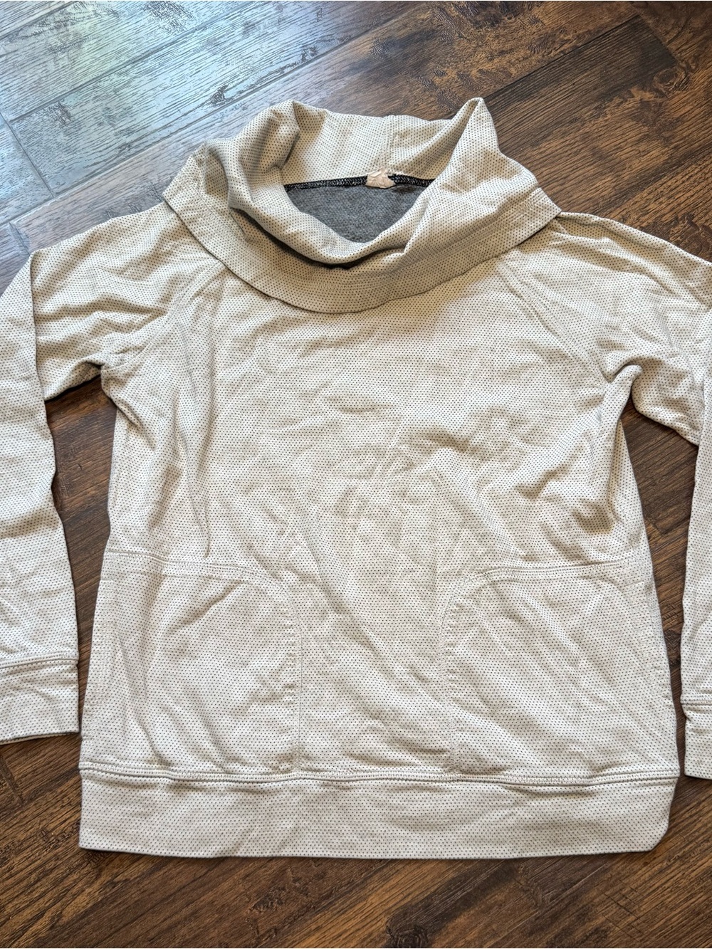 Patagonia Cream Cowl Neck Pullover Sweater